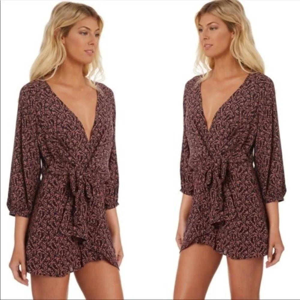 Free People Clara Ditsy Floral Tunic XS